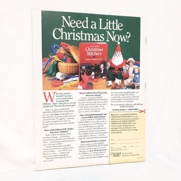 Christmas Year Round Needlework Craft Ideas Cross Stitch Booklet 1990 30 Project - Picture 2 of 10